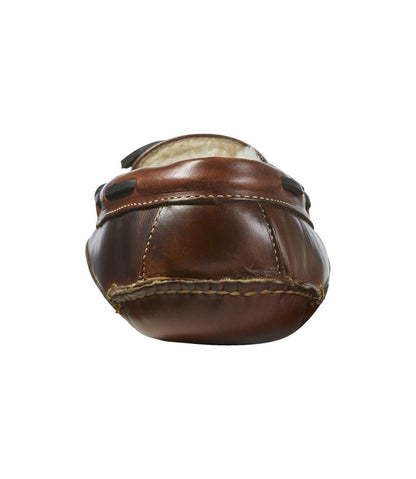 Men's Leather Double-Sole Slippers, Shearling-Lined | L.L.Bean online