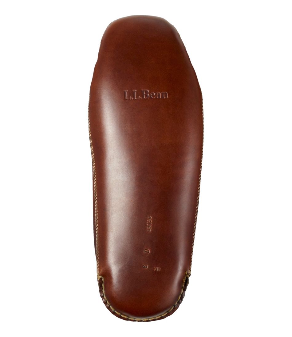 Men's Leather Double-Sole Slippers, Shearling-Lined | L.L.Bean online