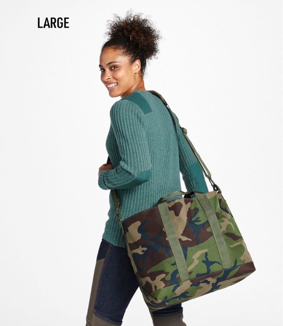 Zip Hunter's Tote Bag With Strap, Camo | L.L.Bean online