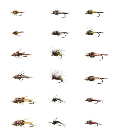 Umpqua 18-Piece Wire Nymph Fly Selection | L.L.Bean outlet