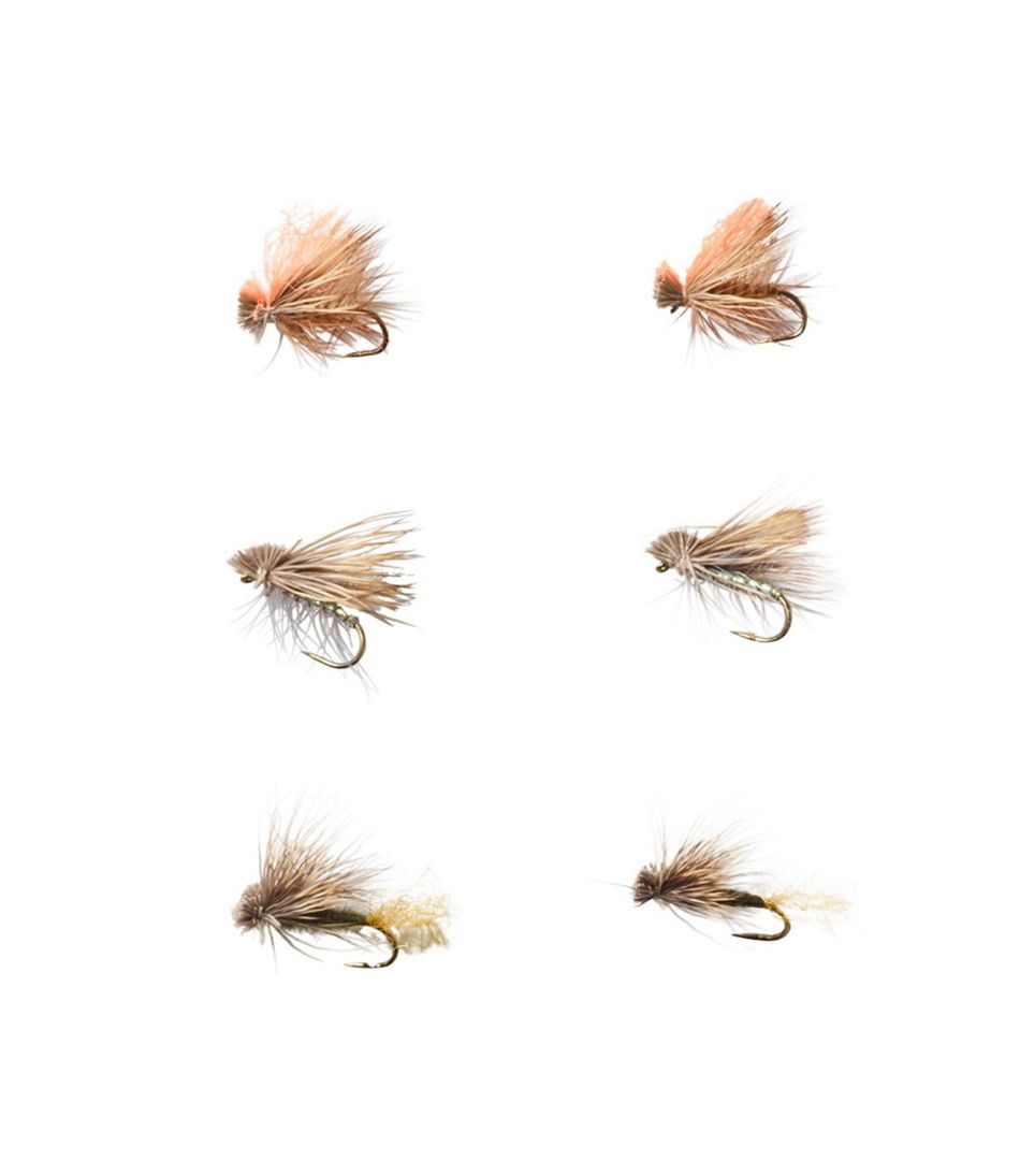Umpqua Six-Piece Caddis Dry Fly Selection | L.L.Bean online