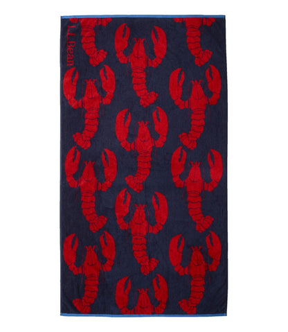 Seaside Beach Towel, Lobsters | L.L.Bean online