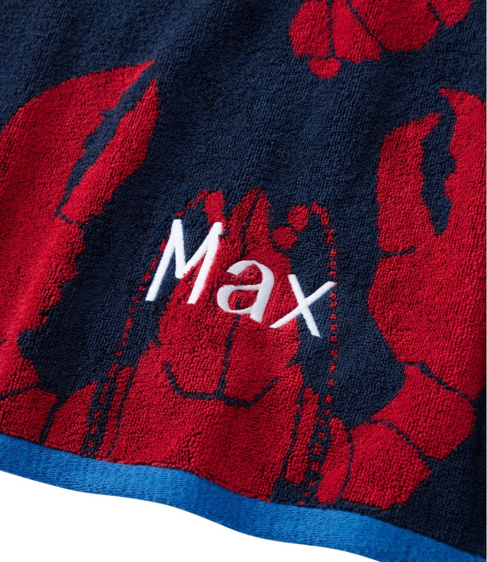 Seaside Beach Towel, Lobsters | L.L.Bean online