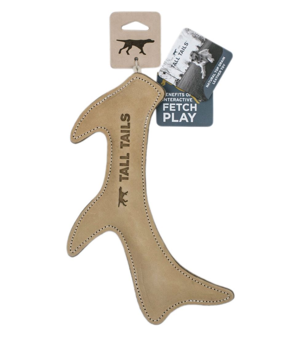 Natural Leather Antler Dog Toy | L.L.Bean online