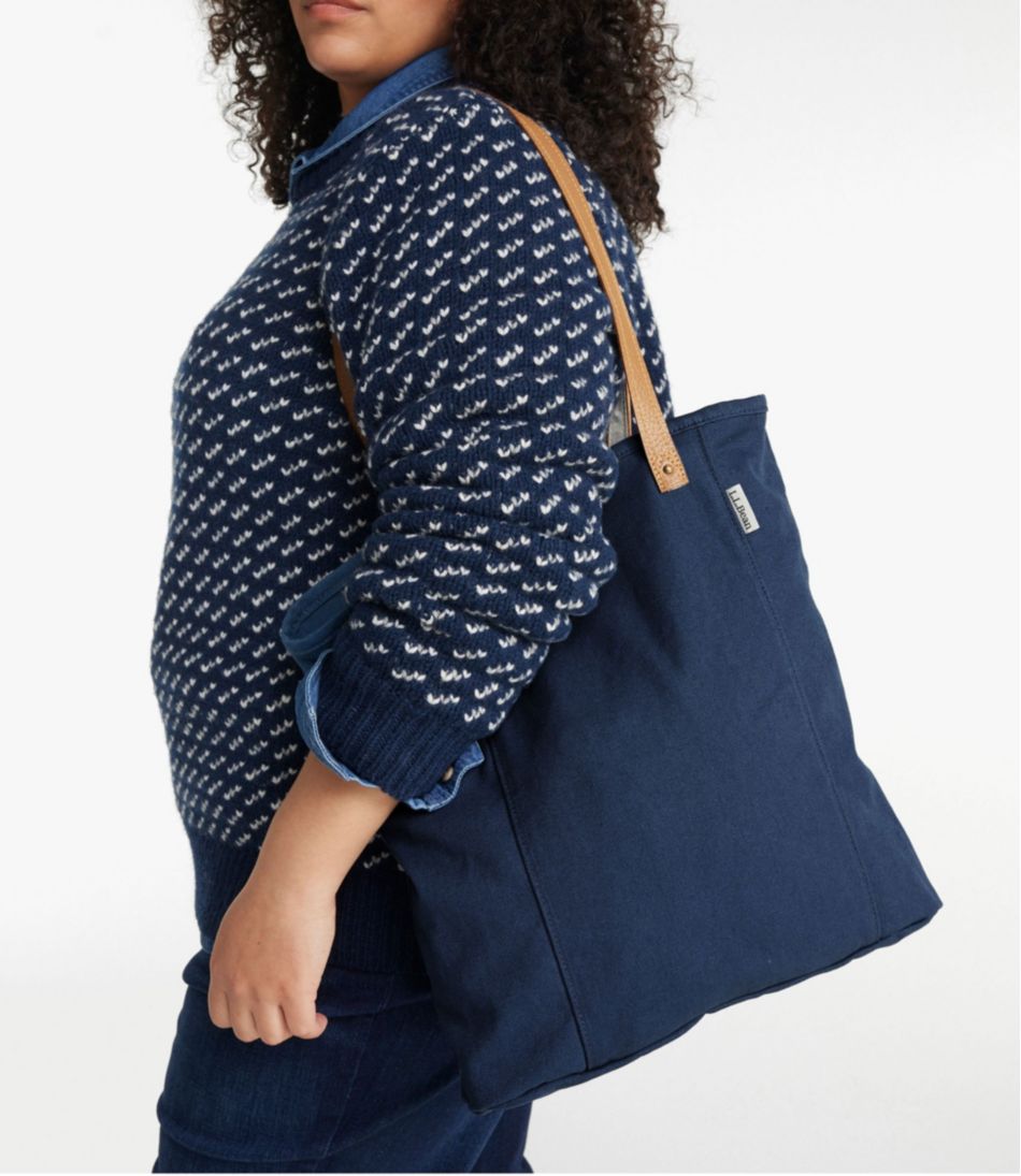 Leather-Handle Essential Tote Bag | L.L.Bean discount