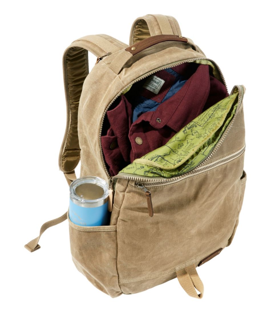 Waxed Canvas Travel Backpack | L.L.Bean US