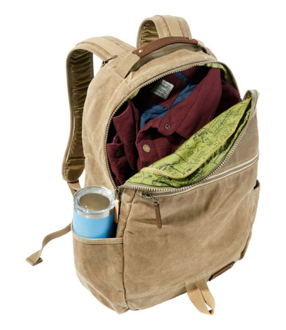 Waxed Canvas Travel Backpack | L.L.Bean US