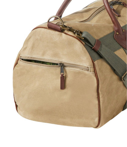 Waxed Canvas Duffle, Medium | L.L.Bean sale