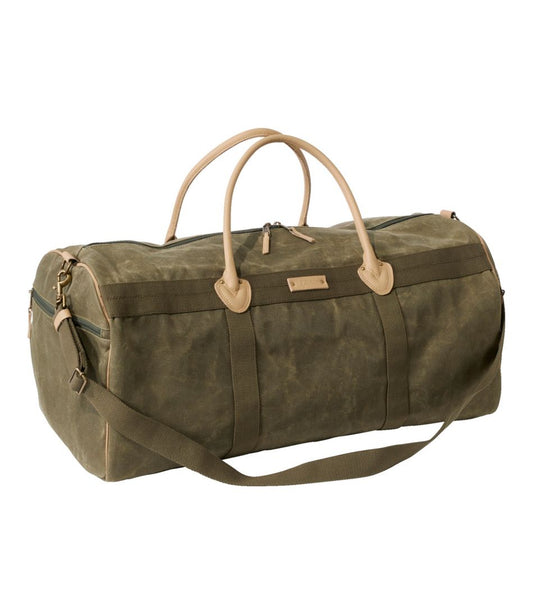 Waxed Canvas Duffle, Large | L.L.Bean US