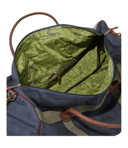 Waxed Canvas Duffle, Large | L.L.Bean US