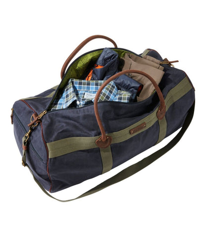 Waxed Canvas Duffle, Large | L.L.Bean US