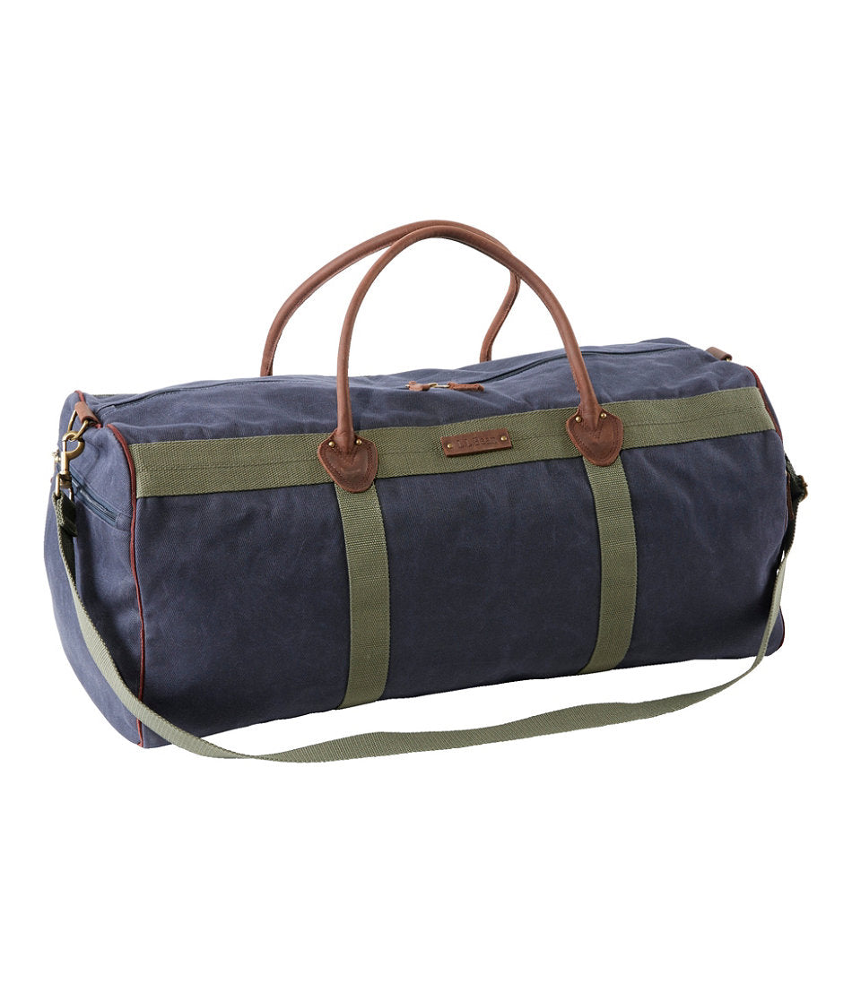 Waxed Canvas Duffle, Large | L.L.Bean US