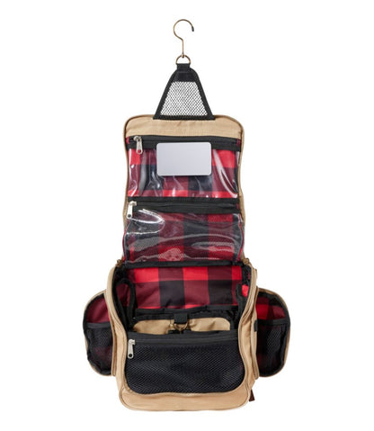 Waxed-Canvas Personal Organizer Toiletry Bag, Medium | L.L.Bean outlet