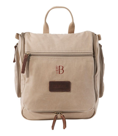 Waxed-Canvas Personal Organizer Toiletry Bag, Medium | L.L.Bean outlet