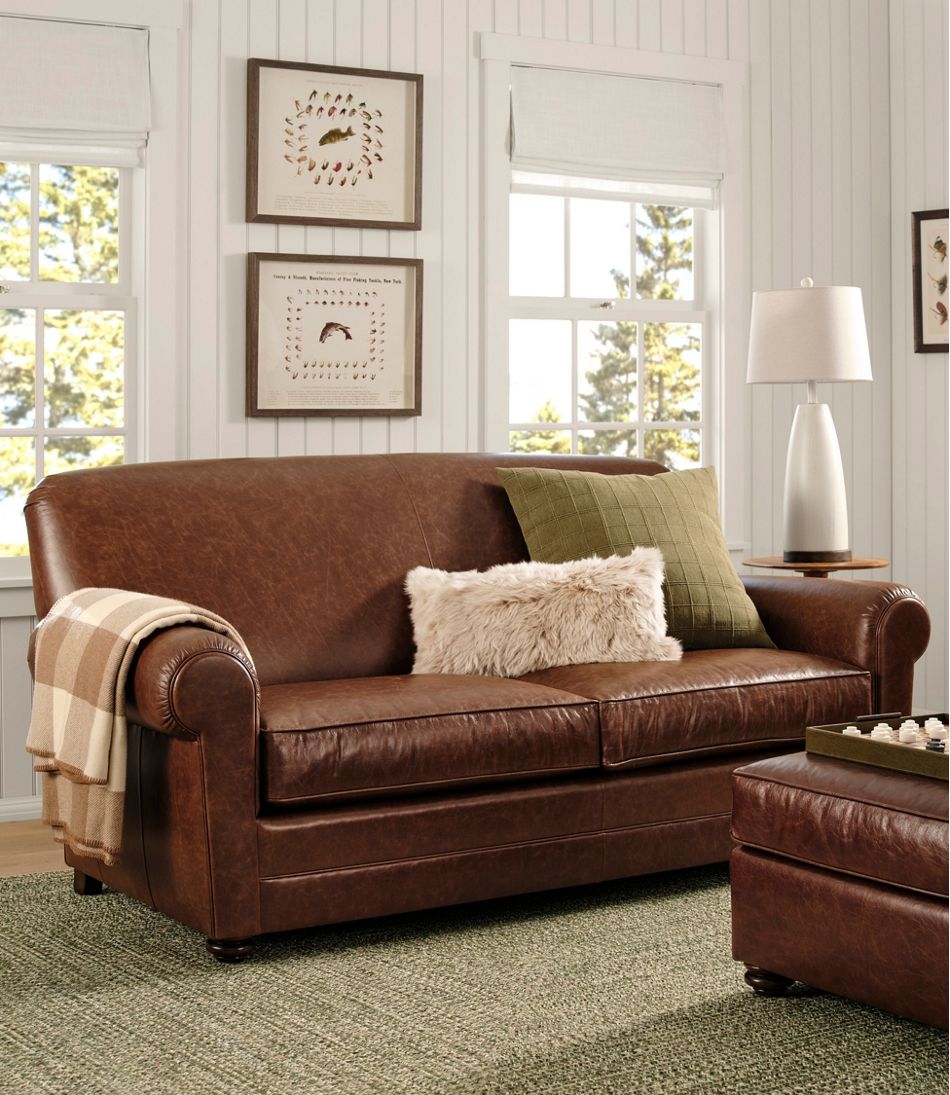 Bean's Leather Lodge Sofa | L.L.Bean online