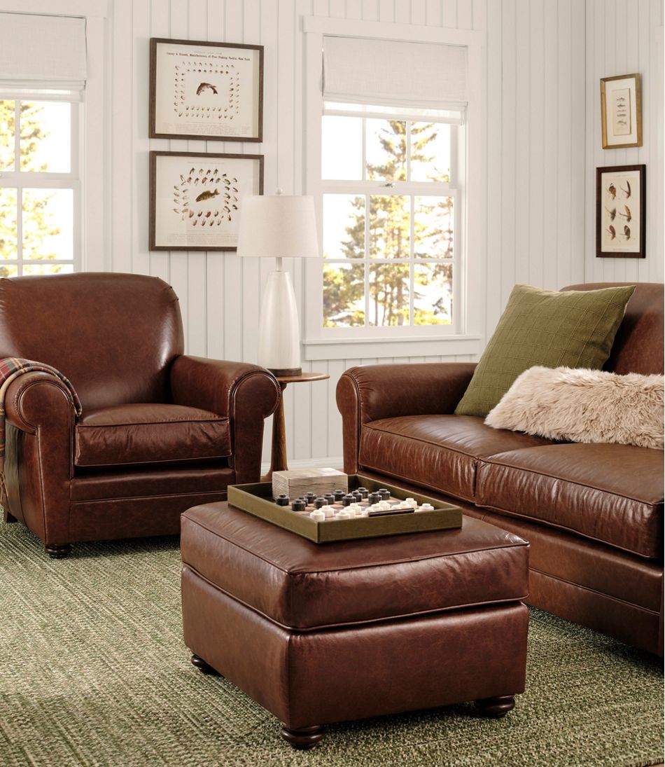 Bean's Leather Lodge Sofa | L.L.Bean online