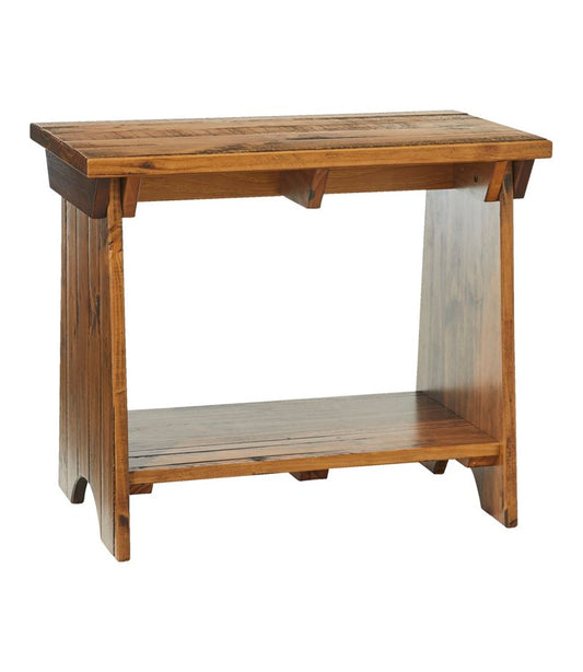 Rustic Wooden Mudroom Bench, Small | L.L.Bean US