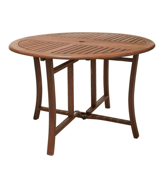 Eucalyptus Folding Table, Round | L.L.Bean online