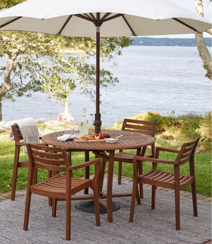 Eucalyptus Stacking Chairs, Set of Four | L.L.Bean for sale