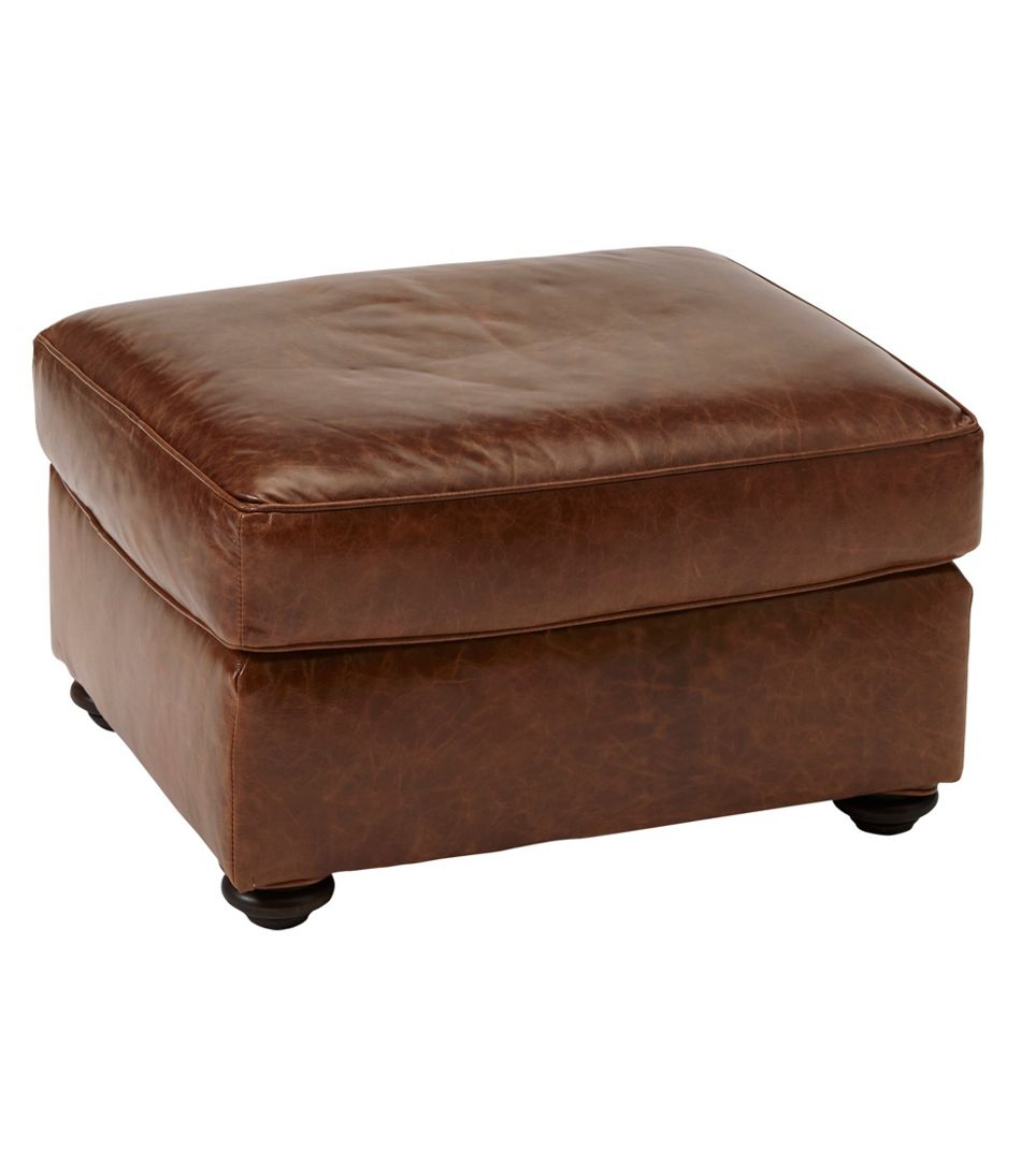 Bean's Leather Lodge Ottoman | L.L.Bean online