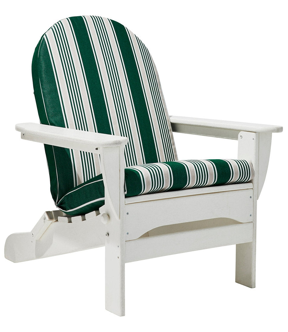 Casco Bay Adirondack Chair Seat and Back Cushion, Stripe | L.L.Bean US