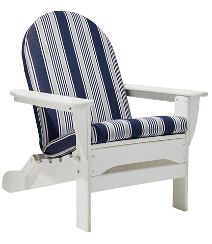 Casco Bay Adirondack Chair Seat and Back Cushion, Stripe | L.L.Bean US