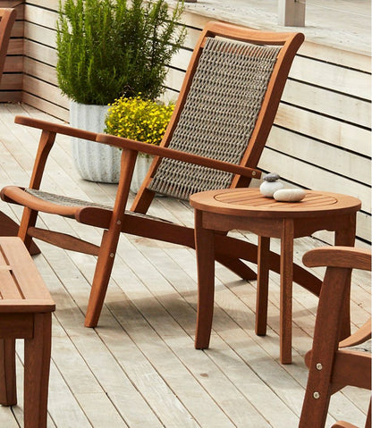 Eucalyptus Round Side Table | L.L.Bean online