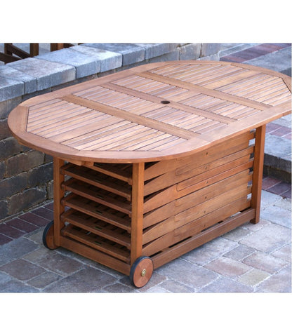 Eucalyptus Storage 7-Piece Dining Set | L.L.Bean on sale