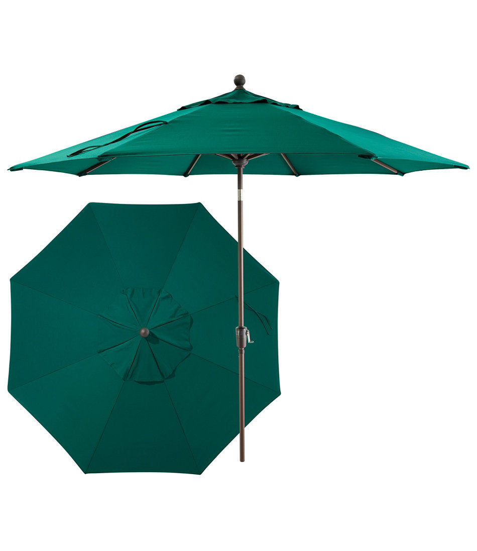 Weather-Resistant 9' Market Umbrella, Push Button | L.L.Bean US