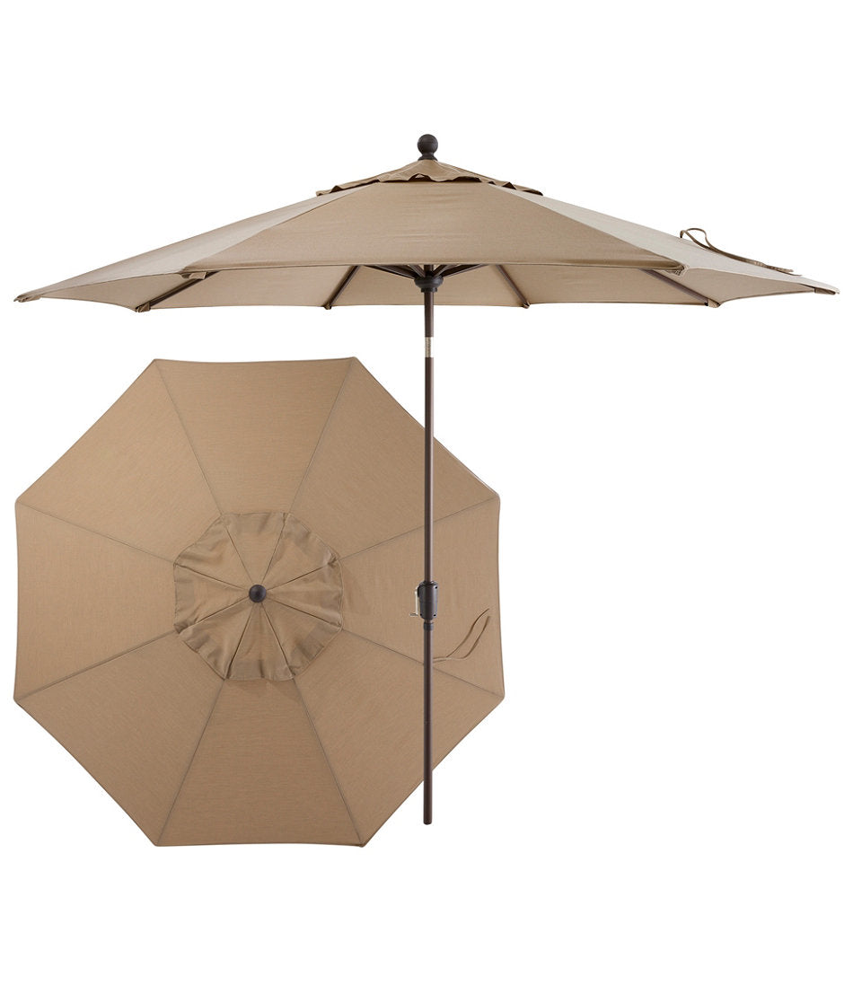 Weather-Resistant 9' Market Umbrella, Push Button | L.L.Bean US