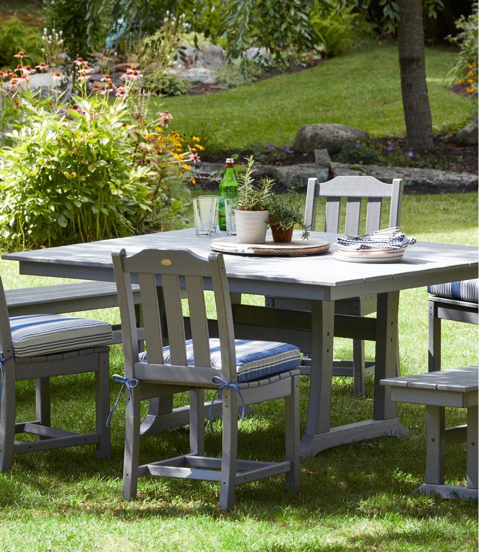 All-Weather Farmhouse Table, Square, 8-Person | L.L.Bean discount