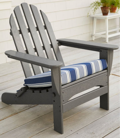 Casco Bay Adirondack Chair Seat Cushion, Stripe | L.L.Bean US