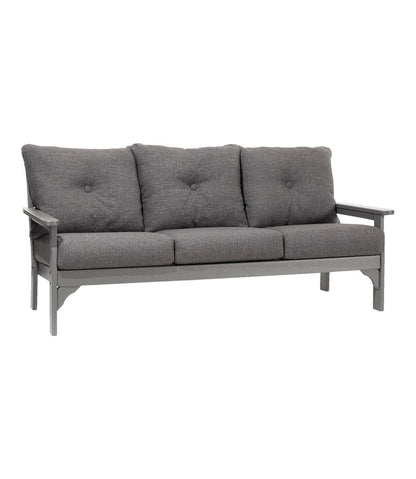 All-Weather Patio Sofa with Textured Cushion, Slate Gray | L.L.Bean sale