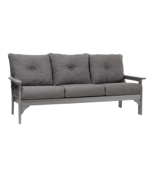 All-Weather Patio Sofa with Textured Cushion, Slate Gray | L.L.Bean sale