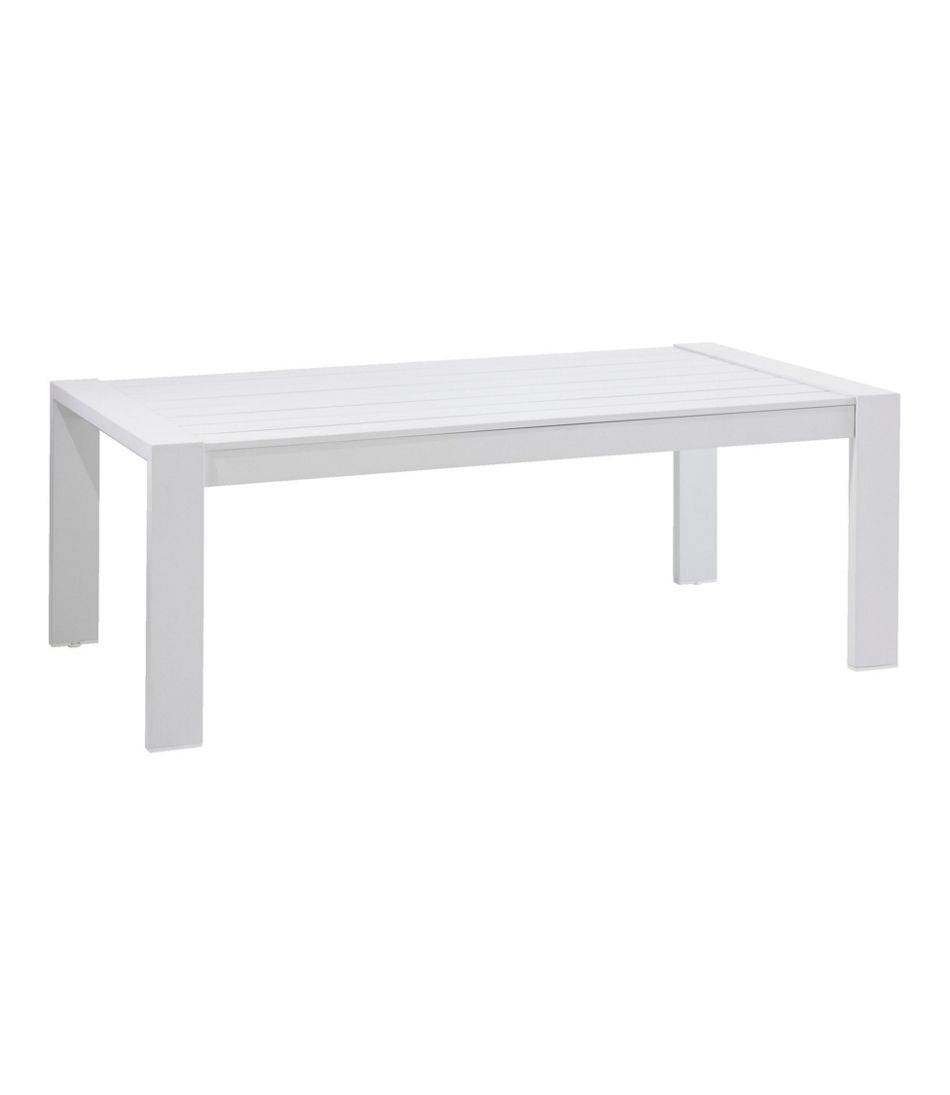 White Aluminum Deep Seating Coffee Table | L.L.Bean US