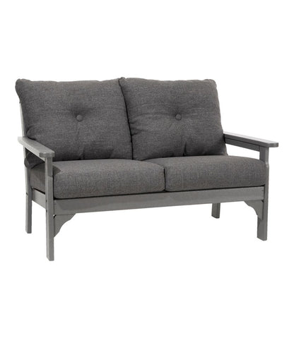 All-Weather Patio Loveseat with Textured Cushion, Slate Gray | L.L.Bean sale