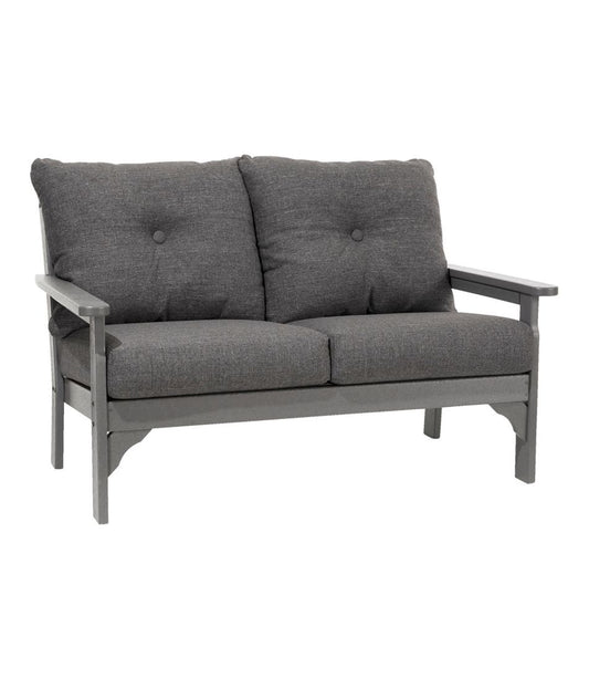 All-Weather Patio Loveseat with Textured Cushion, Slate Gray | L.L.Bean sale