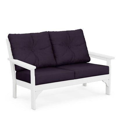 All-Weather Patio Loveseat with Textured Cushion, White | L.L.Bean online