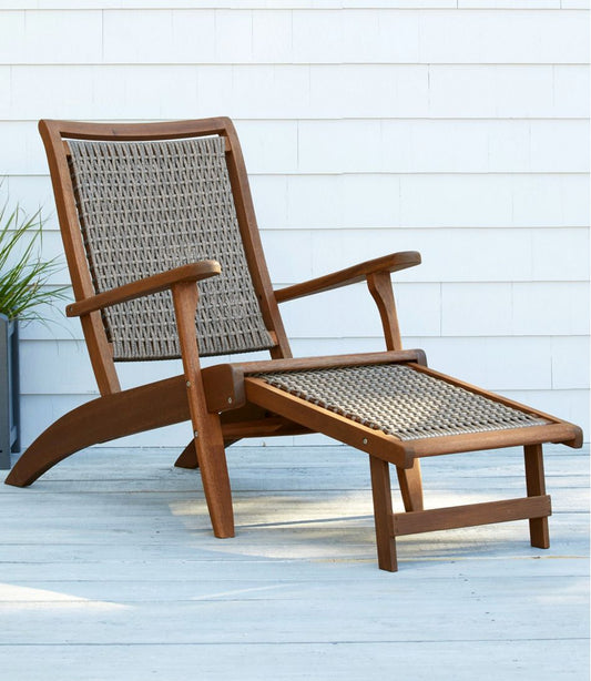 Wicker Eucalyptus Lounger | L.L.Bean US