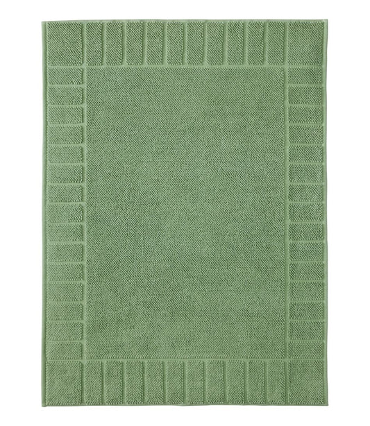 Organic Cotton Textured Bordered Bath Mat | L.L.Bean on sale