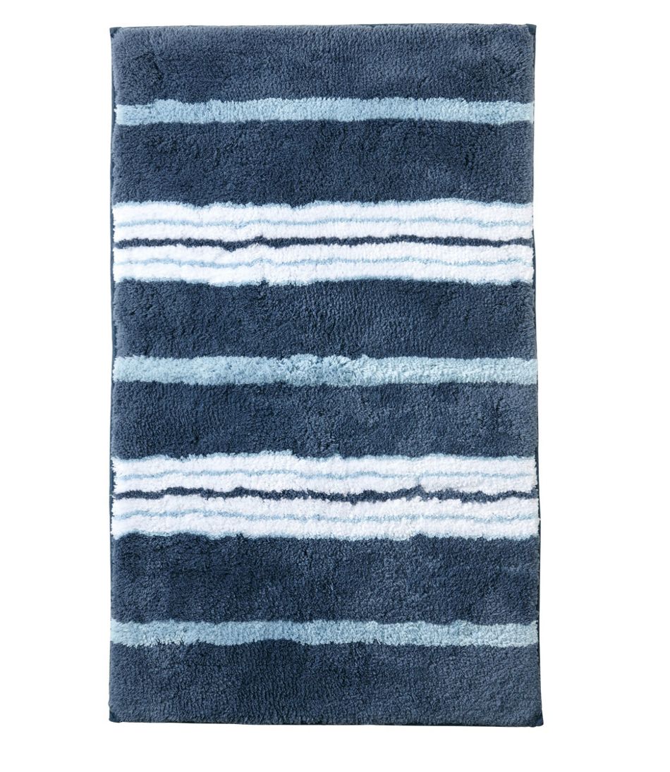 Premium Cotton Bath Mat, Multistripe | L.L.Bean online