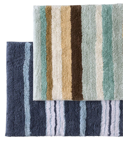 Premium Cotton Bath Mat, Multistripe | L.L.Bean online