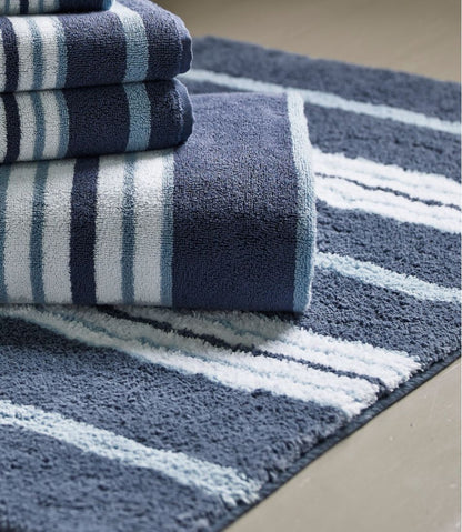 Premium Cotton Bath Mat, Multistripe | L.L.Bean online