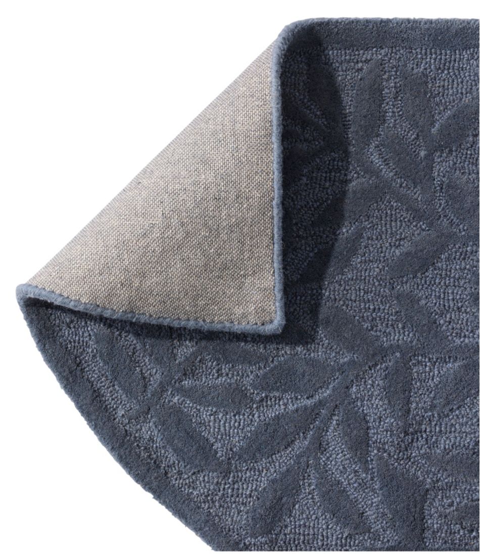 Wool Hearth Rug, Crescent, Leaf | L.L.Bean online