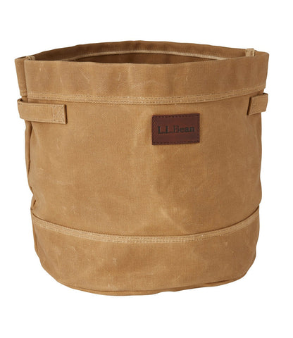 Waxed-Canvas Storage Tote | L.L.Bean for sale