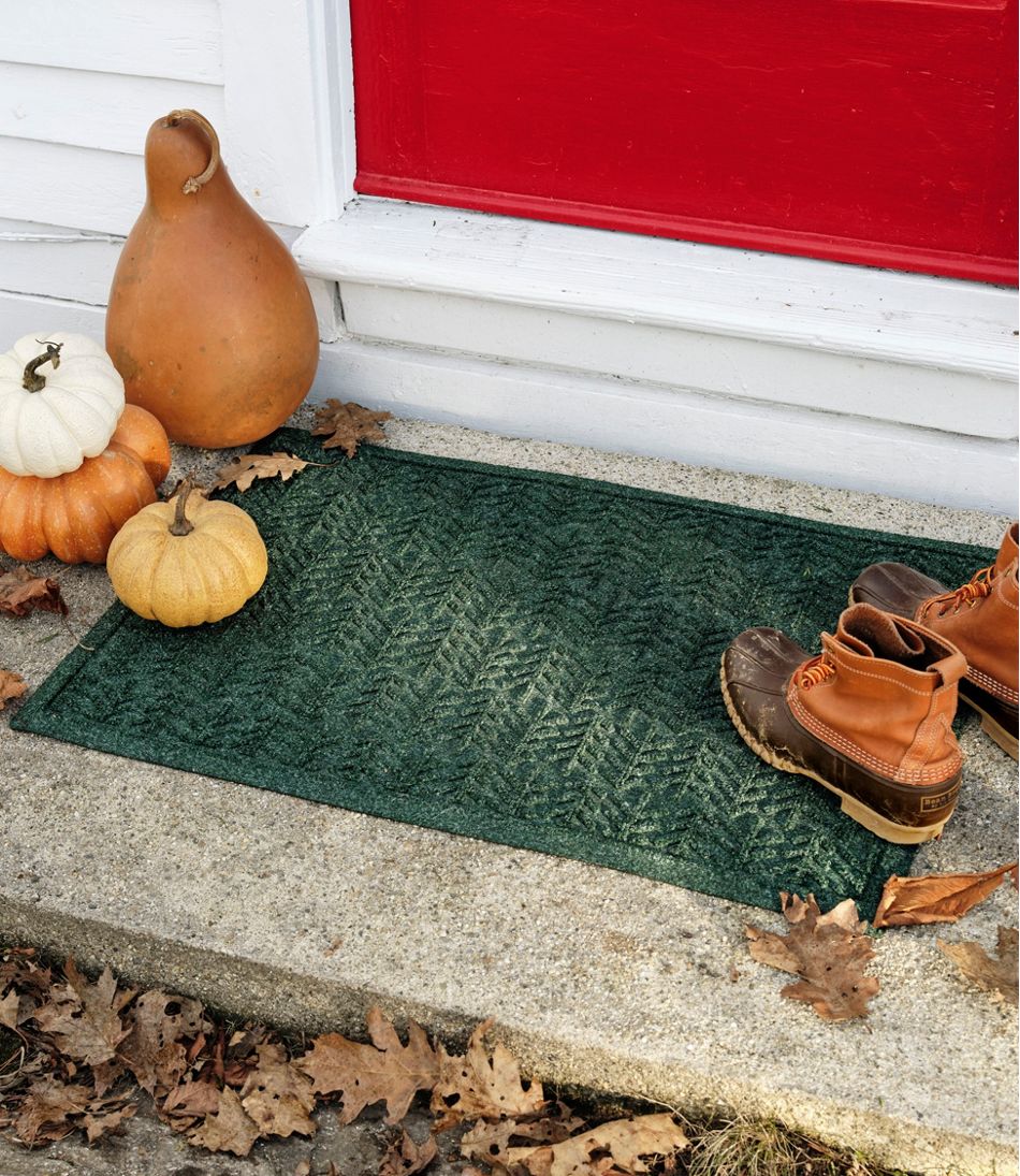 Everyspace Recycled Waterhog Doormat, Trees | L.L.Bean online
