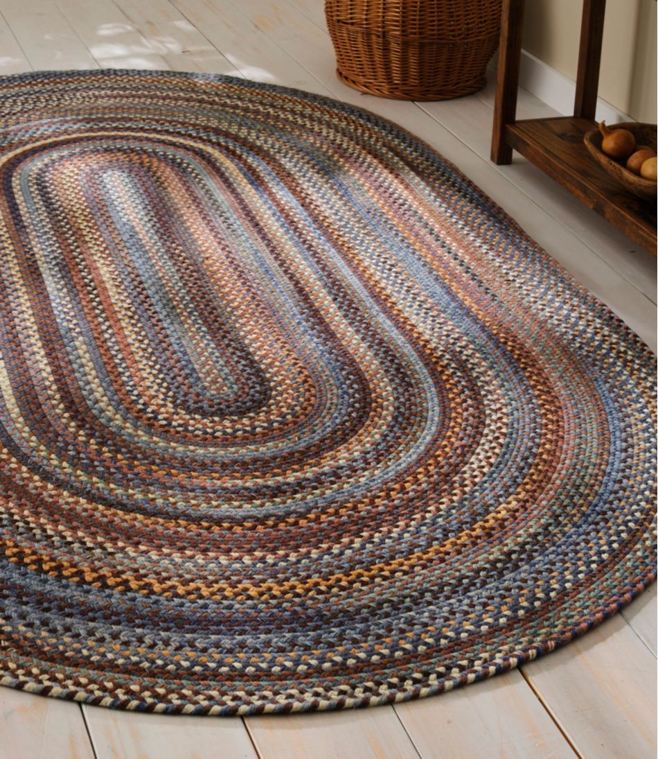 Braided Wool Rug, Oval | L.L.Bean on sale
