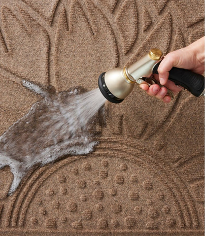 Everyspace Recycled Waterhog Doormat, Half Round, Sunflower | L.L.Bean sale