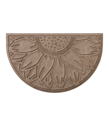 Everyspace Recycled Waterhog Doormat, Half Round, Sunflower | L.L.Bean sale