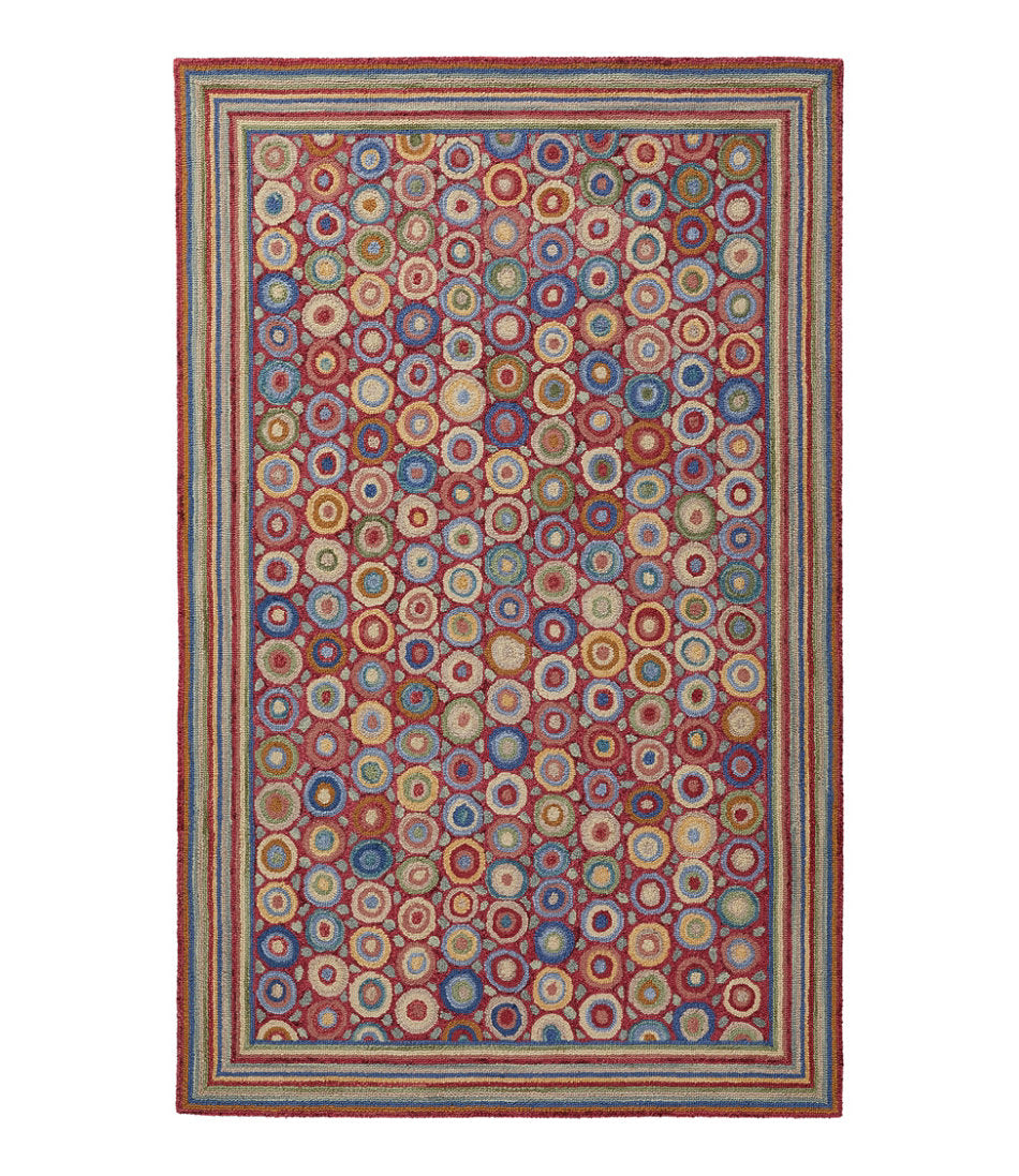 Bean's Wool Hooked Rug, Coins | L.L.Bean US